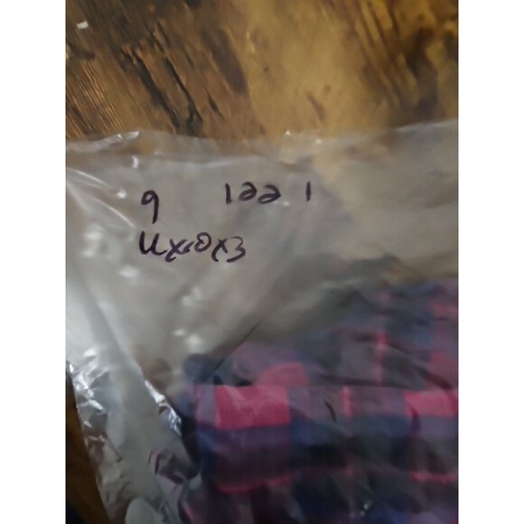 VTG Womens Victorias Secret PINK plaid Button Up Shirt Y2k Cabin Barbiecore - Picture 14 of 14